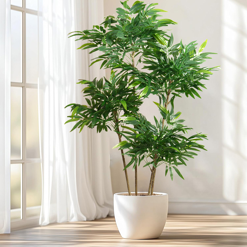 Sztuczne liście bambusa o dług – Fiddle Leaf Fig recenzja i cena