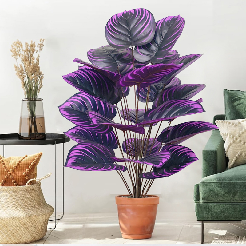 Duża sztuczna palma monstera,  – Fiddle Leaf Fig recenzja i cena